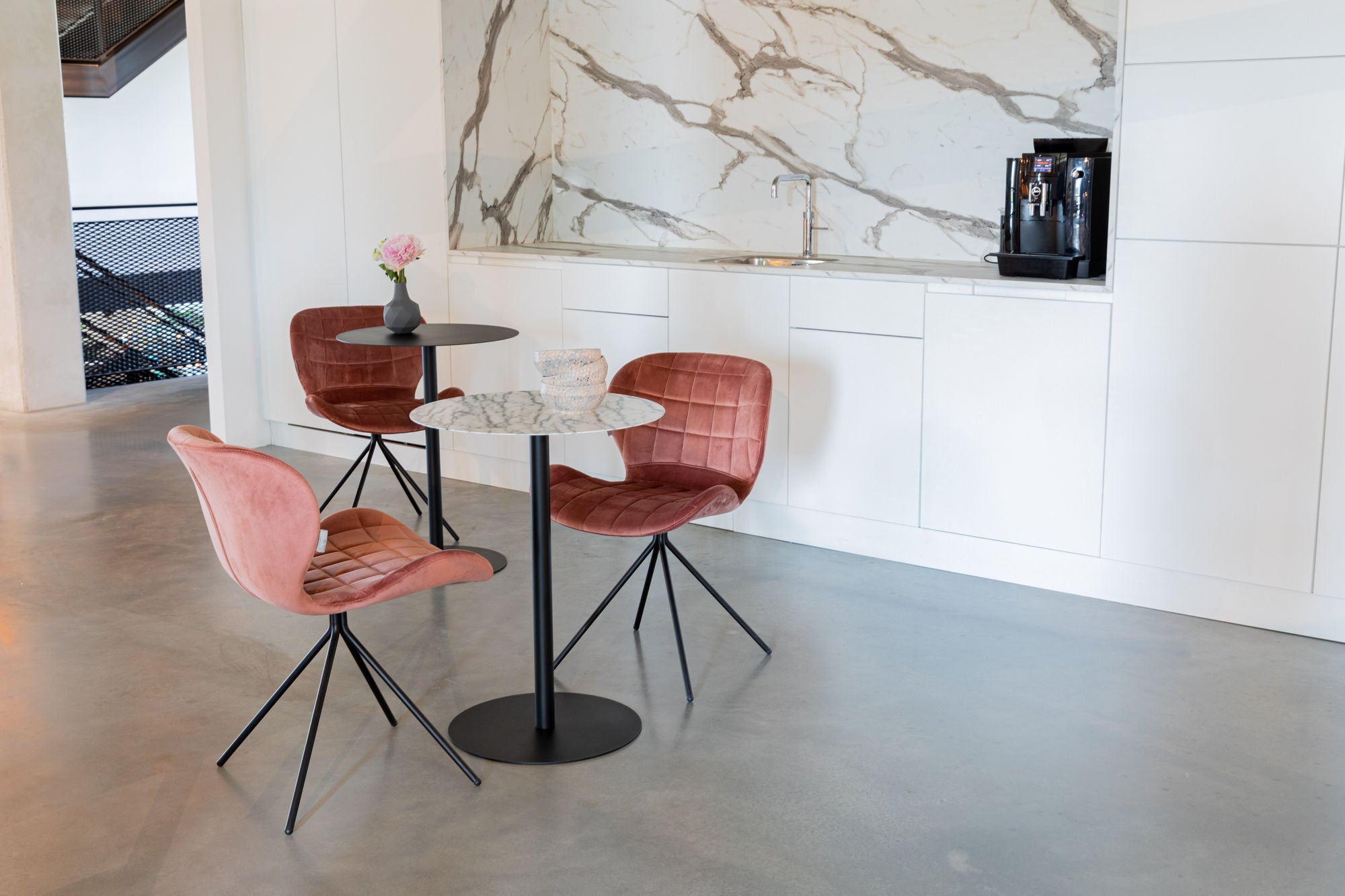 Zuiver Snow Black Bistro Table